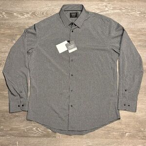 NWT Nordstrom mens shop long sleeve button down shirt Size 17/Large
